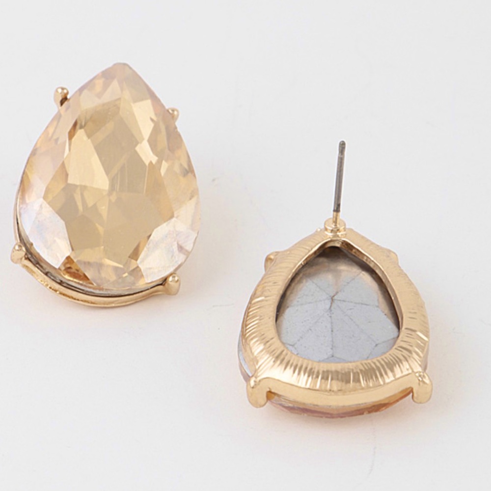 Teardrop Earrings - Gold